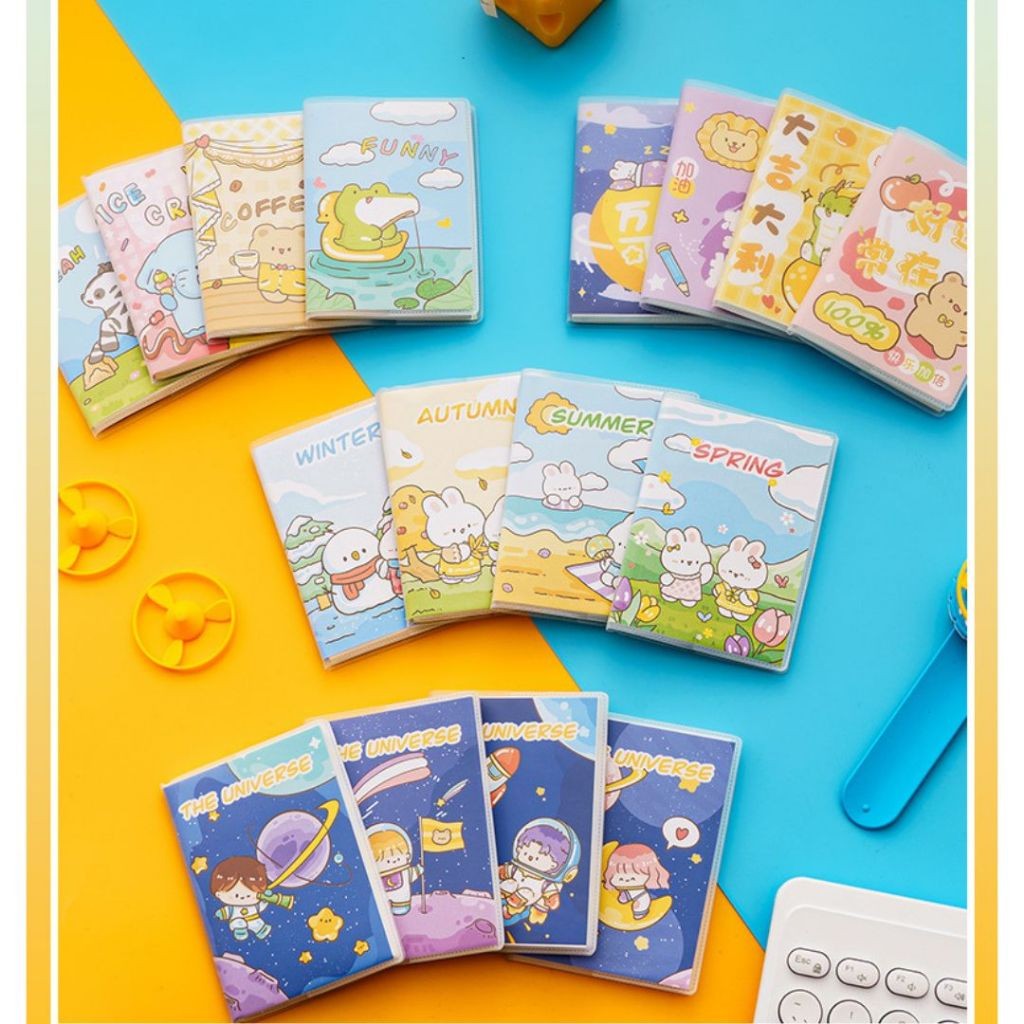 

VT - (1pcs) Buku Notebook EVA Cover Buku Tulis Catatan Diary Lucu STY7042