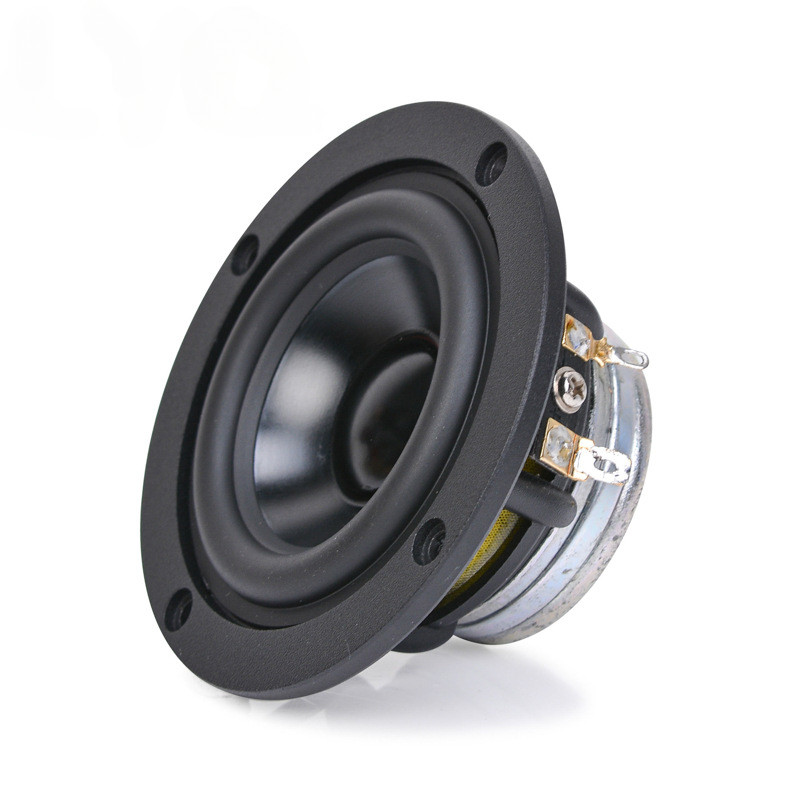1Pcs 3 Inch Full Range Audio Speaker 4 Ohm 30W Round Rubber Edge NDFEB Loudspeaker DIY Portable Car 