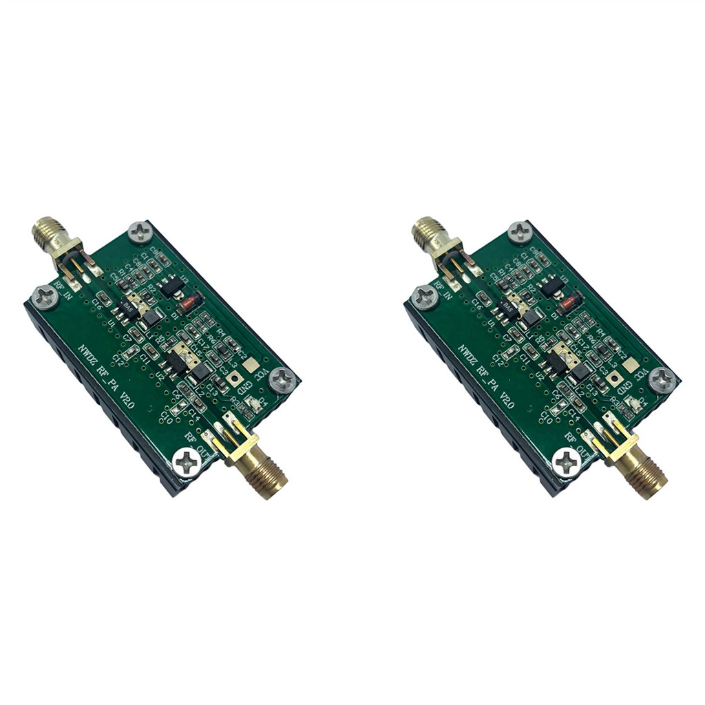2X 2-700M 3W HF FM VHF UHF Broadband RF Power Amplifier Shortwave Amplifier