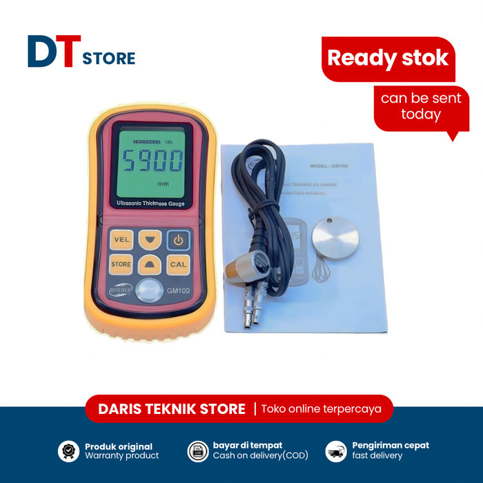 Ultrasonic Thickness Gauge GM100 BENETECH Tester GM-100 GM 100 Meter Benetech