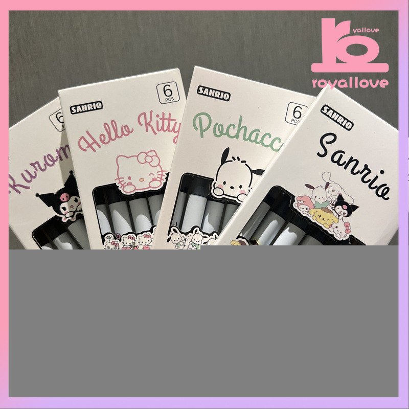 

COD Pena Gel Cair Lurus Sanrio Dengan Pena Hitam Lucu Cepat Kering Pena Ujian Siswa 05 Mm