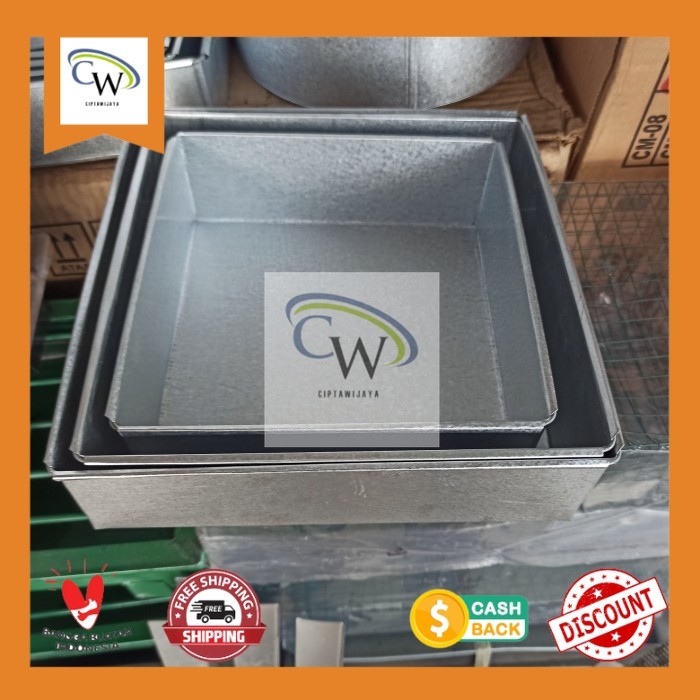 Loyang Kotak/ Loyang kue Lapis/ Loyang Bolu kotak Alumunium