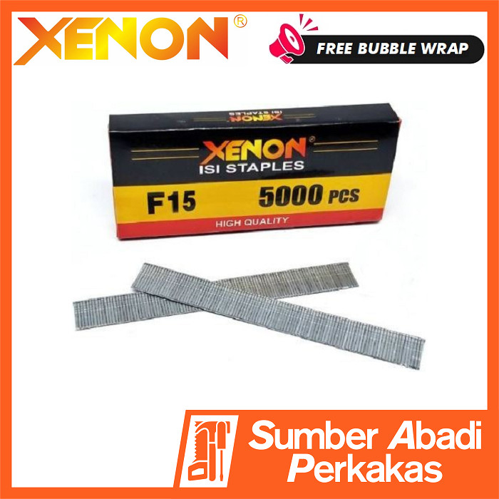 

XENON F15 MO Isi Mesin Staples Mata Paku Tembak Lurus Air Nailer Nail Gun Stapler Angin F 15 MO F15MO