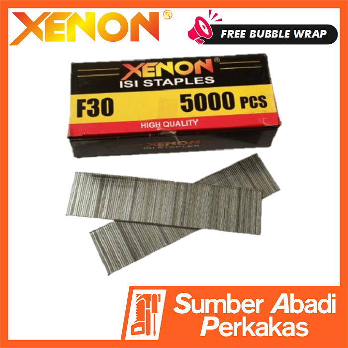 

XENON F30 MO Isi Mesin Staples Mata Paku Tembak Lurus Air Nailer Nail Gun Stapler Angin F 30 MO F30MO