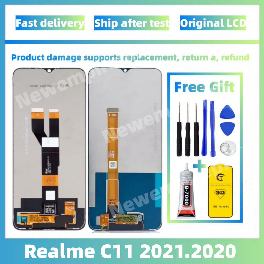 LCD Realme C11 2021 Original LCD Realme C11 2020 Digital Touchscreen Display for Realme C11 2021 Rea