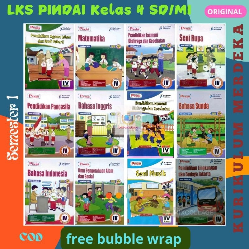 

Buku LKS Pindai Siswa Kelas 4 semester 1 SD MI Kurikulum Merdeka