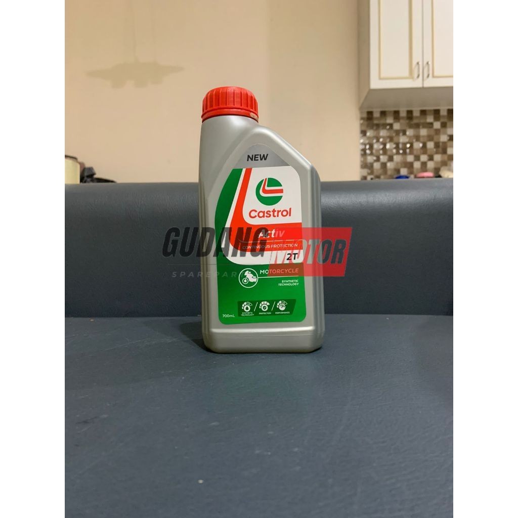 Oli Samping Castrol Activ 2T Rx King Ninja R F1 Low Smoke 0.7L 700ml HARGA GROSIR MURAH