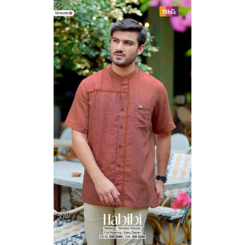 NIBRAS - Habibi Baju Muslim Keluarga Koko Laki Laki Dewasa by Nibras