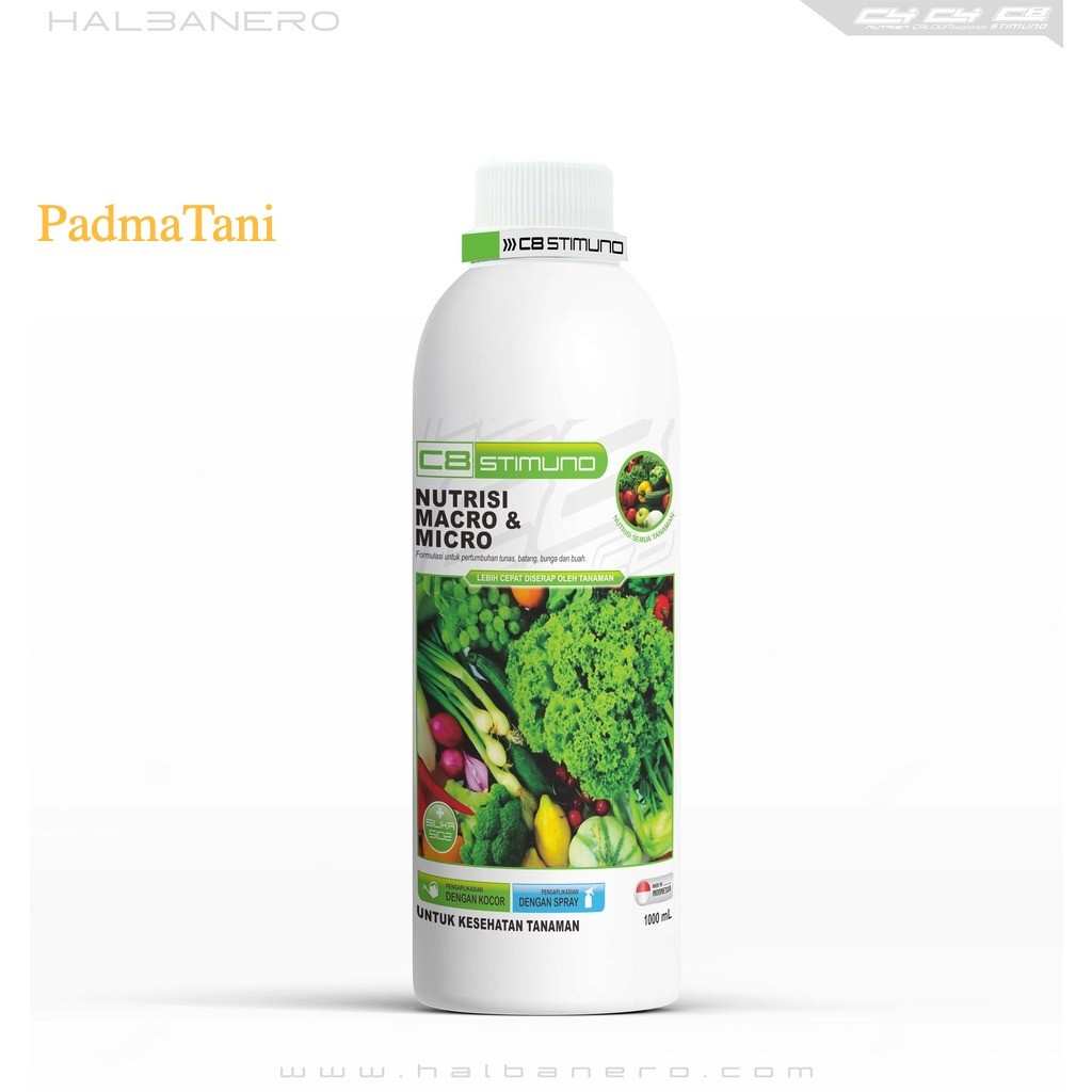 C8 STIMUNO NUTRISI MACRO DAN MICRO - HALBANERO NEW FORMULASI