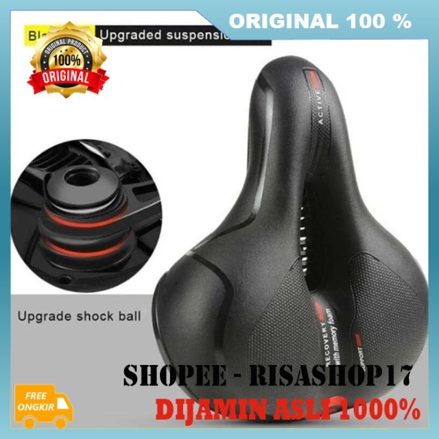 Bike Saddle Leather Saddle Sepeda Empuk Jok Sepeda Lipat Gunung Empuk 100% ASLI