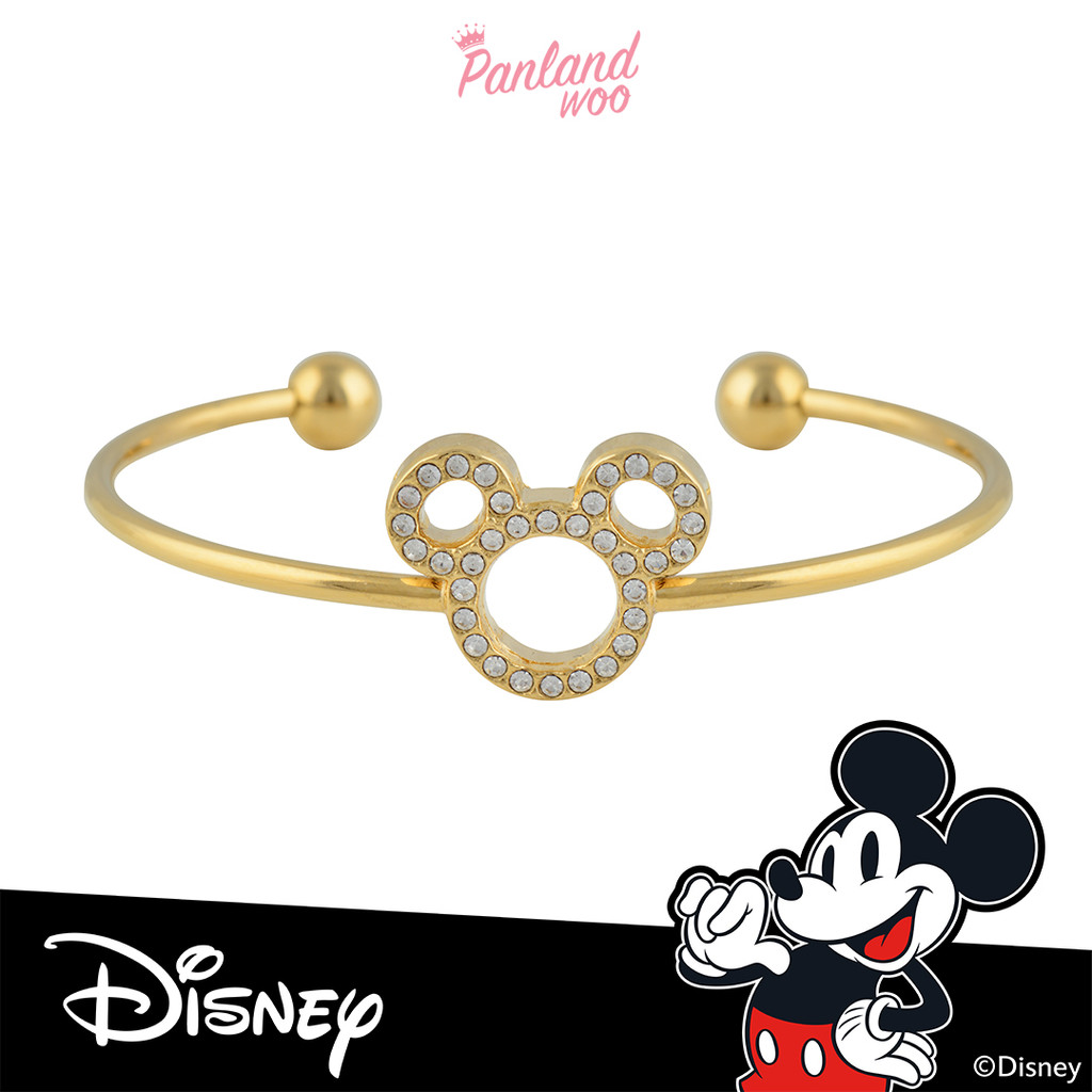 Panlandwoo - Mickey & Minnie Mouse Collection - Gelang Bangle Titanium Wanita Miguel
