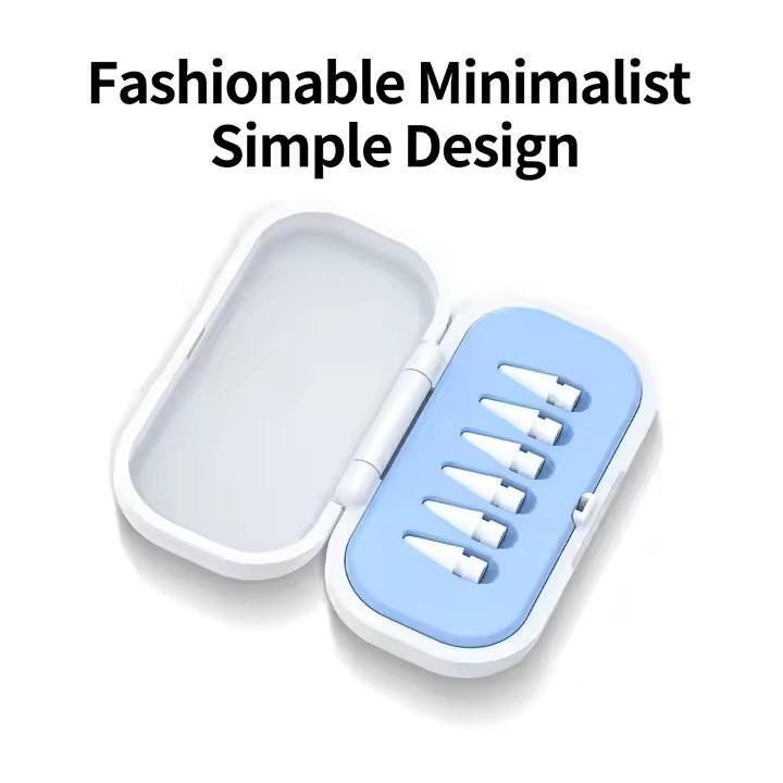 

Pencil Tips Storage Box For Apple Pencil Slot 5 Anti-scratch Protective Case Nibs Organizer Box SF6