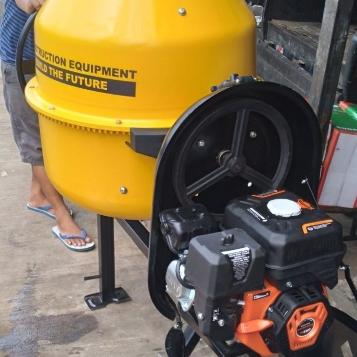 Mesin Molen semen TIGON TCM200L + Engine 7hp - MESIN GX200