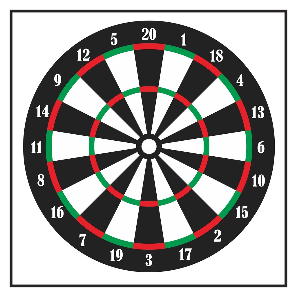 BIG SALE BISA COD DART GAME BESAR Papan Dart Board 12inch