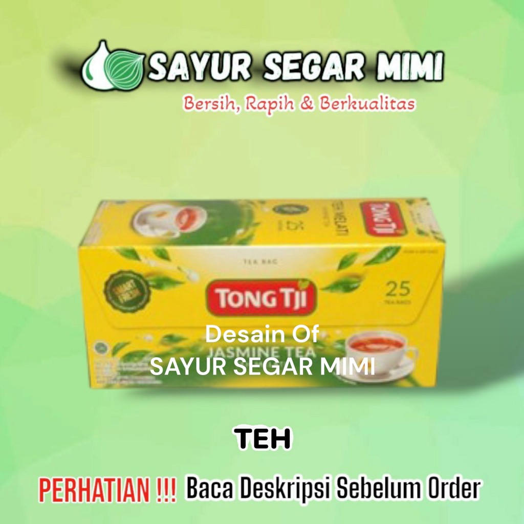 

TONG TJi Teh celup 25 Kantung Celup - Sayur Segar Mimi