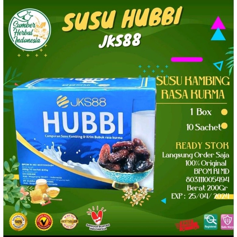 

Susu Hubbi / susu kambing etawa + kurma