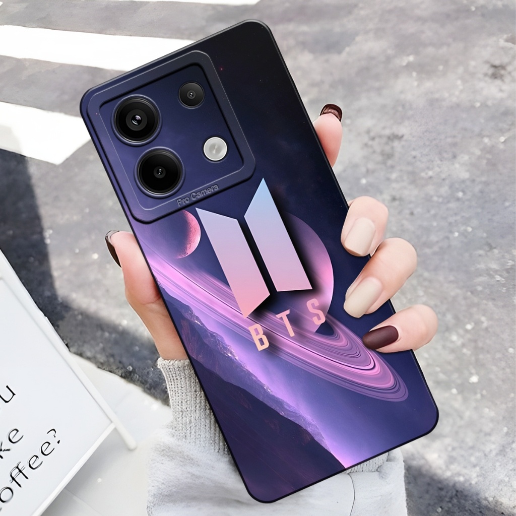 Soft Case Redmi Note 13 4G 5G / Redmi Note13 Pro 4G 5G / Note 13 Pro+ 5G Softcase - Motif BTS - Sand