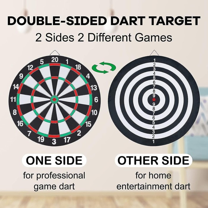 DFANCCIE SPEEDS PAPAN DART GAME BESAR Papan Dart Board Game Pro Panahan Dinding Board Busur