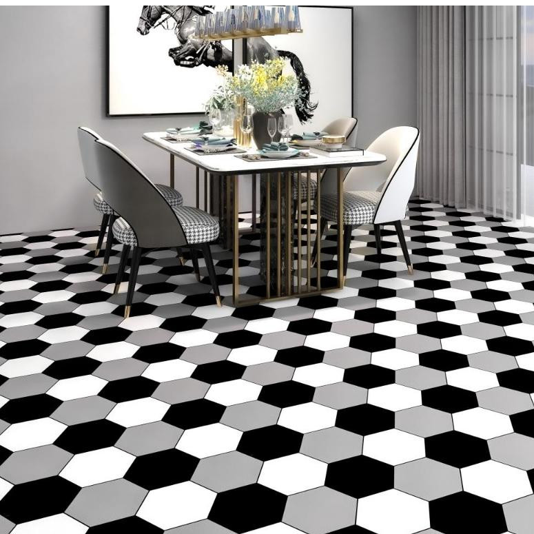 2M * 61CM PVC stiker lantai ruang tamu stiker lantai kamar mandi stiker lantai balkon stiker lantai 