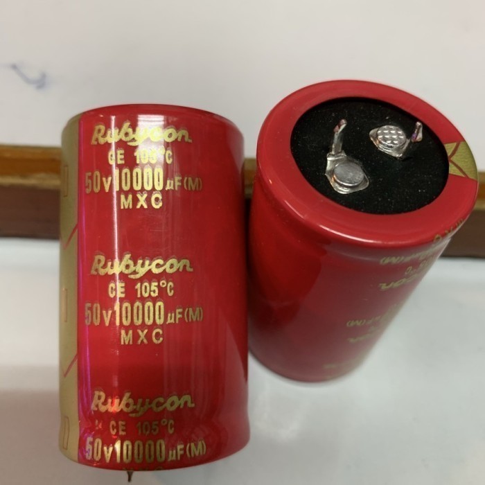 ELCO ELKO 10000uf 50v RUBYCON JAPAN RED ORIGINAL