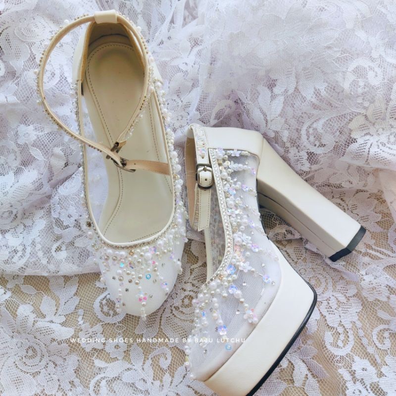 PB - high heels wedding pesta payet cantik