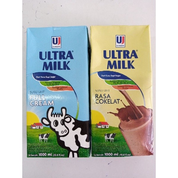 

Susu UHT Ultra Milk 1000 ml
