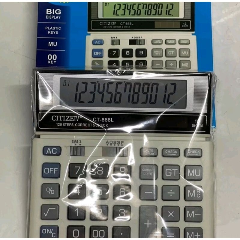 

Kalkulator CT-868-L/12Digit/2 Power energy/Kalkulator Bisnis RB9