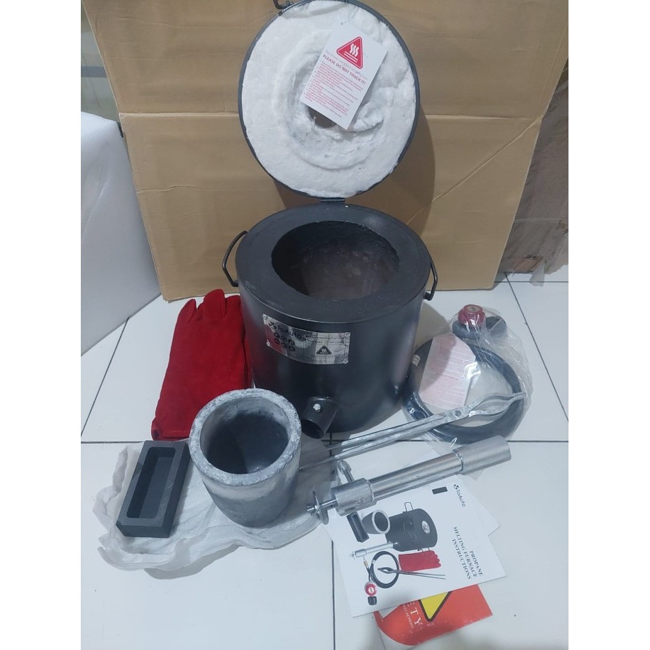 Melting Furnace Tin Silver Copper Aluminium Melting Gas Gold Melting Furnace 12 kg