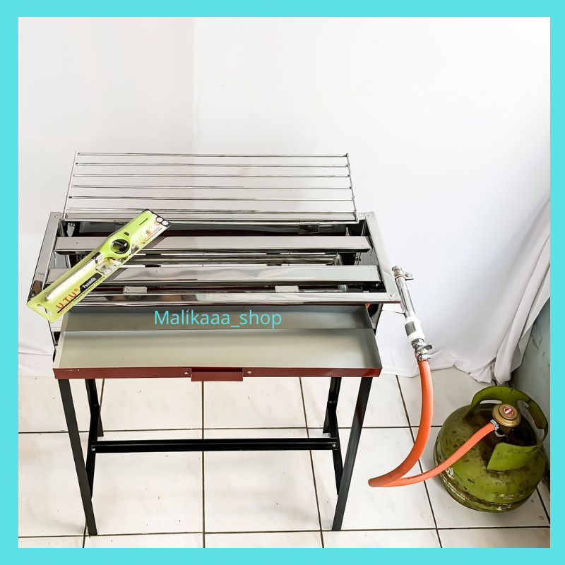 Perangkat Memanggang Alat Panggang Bakaran Panggangan Gas Serbaguna Grill Pan