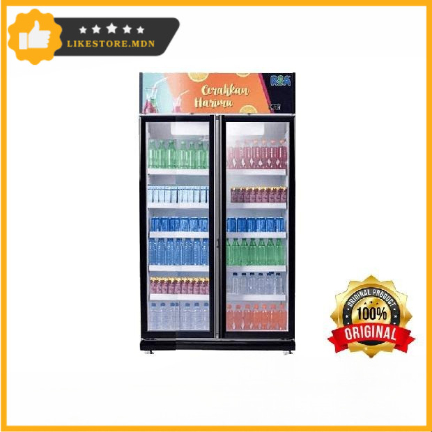 RSA Kulkas Showcase 2 pintu JADE