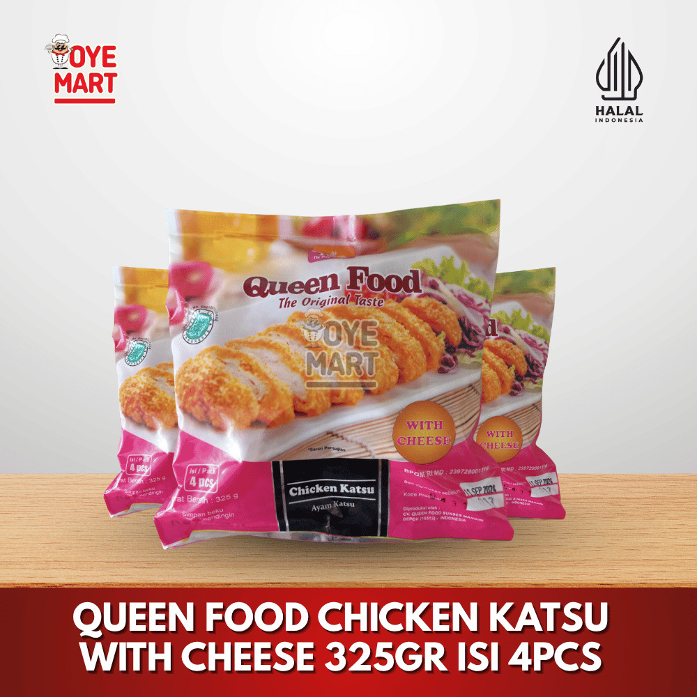 

QUEEN FOOD CHICKEN KATSU WITH CHEESE 325GR