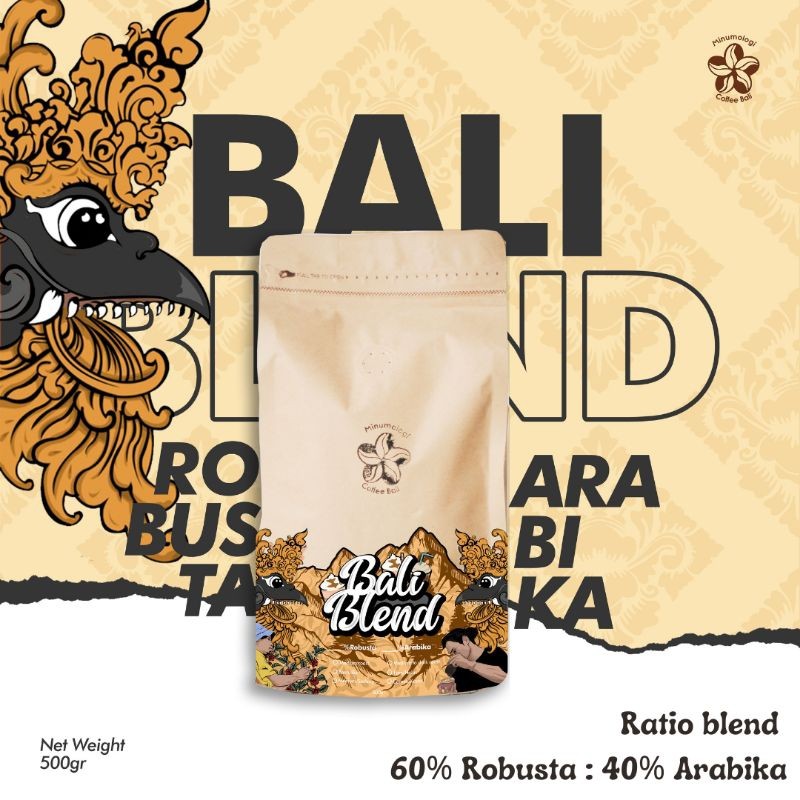 

Bali House blend kopi susu kekinian 500 gram Biji kopi / roasted bean - 60R/40A
