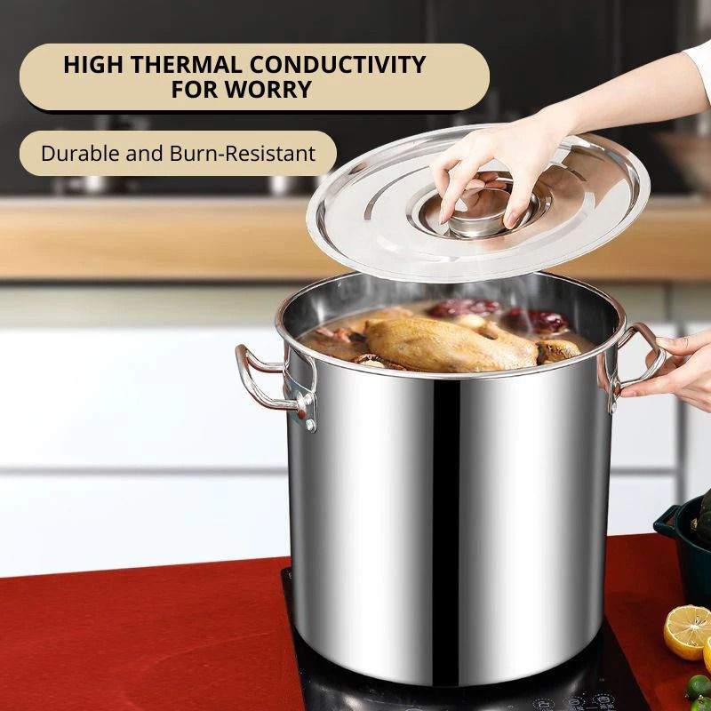 Panci Jumbo / Dandang Jumbo Tebal / Dandang Stainless Steel / Dandang Serbaguna Kimitsu