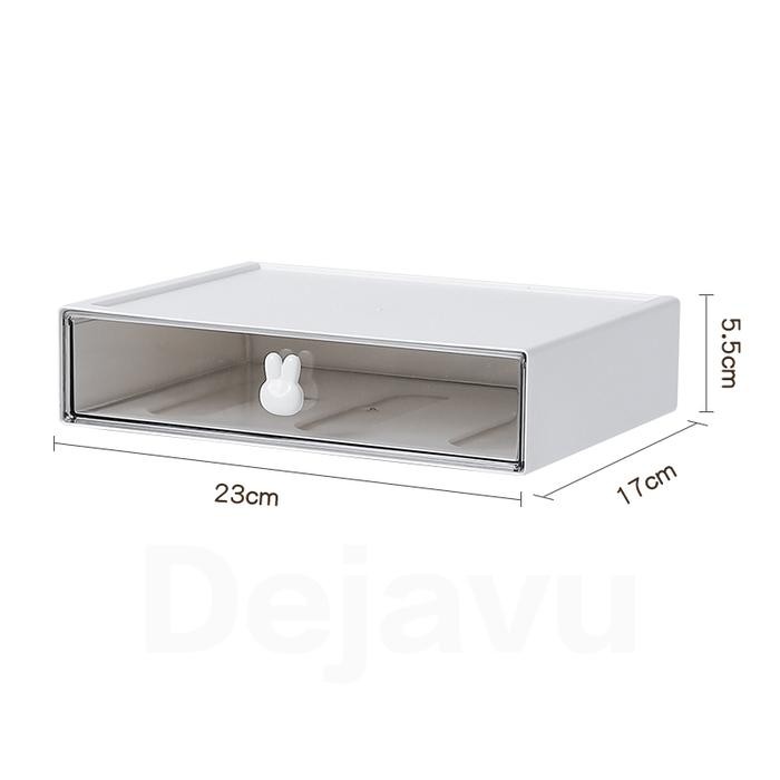 

Dejavu Rak Alat Tulis Kantor Organizer Meja Rias Tempat Make Up Kosmetik Storage Desktop Drawer Rak Meja Laci Penyimpanan Multifungsi HSB688 - 688 Pendek-1Laci PROMO !