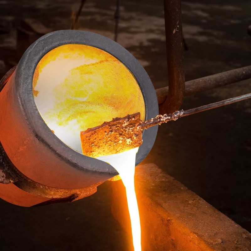 [MAJ] GRAPHITE CRUCIBLE 3#/6#/10# MELTING POT GRAPHITE UNTUK PELEBURAN EMAS TEMBAGA PERAK PERUNGGU