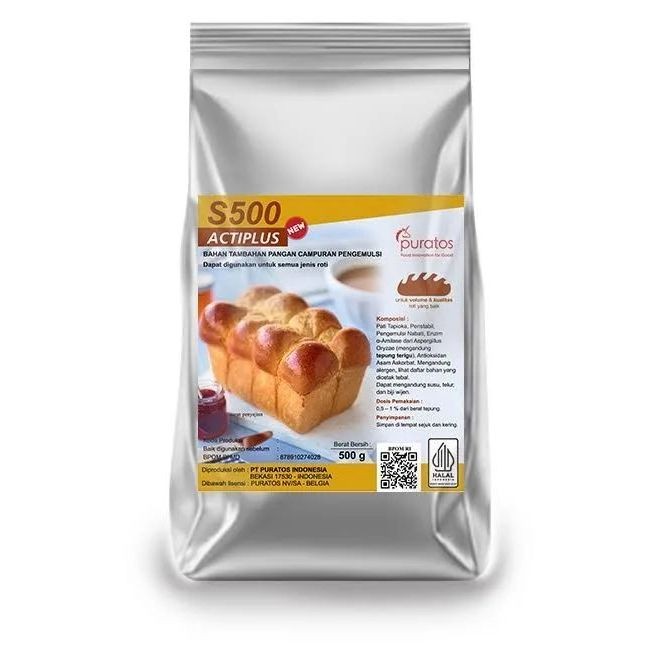 

Puratos s500 Acti-Plus Improver 500gr / Pengembang Roti