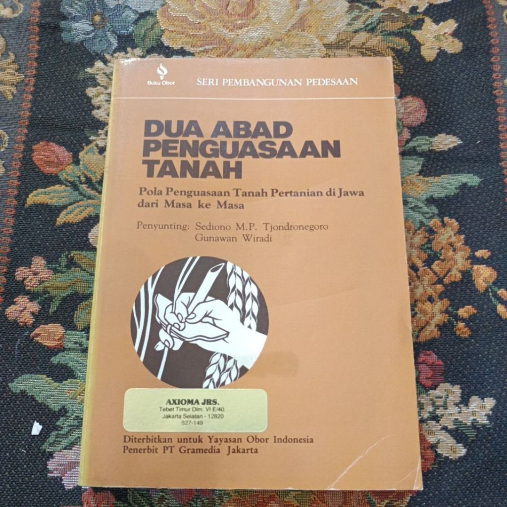 dua abad penguasaan tanah pola penguasaan tanah pertanian di Jawa dari masa ke masa