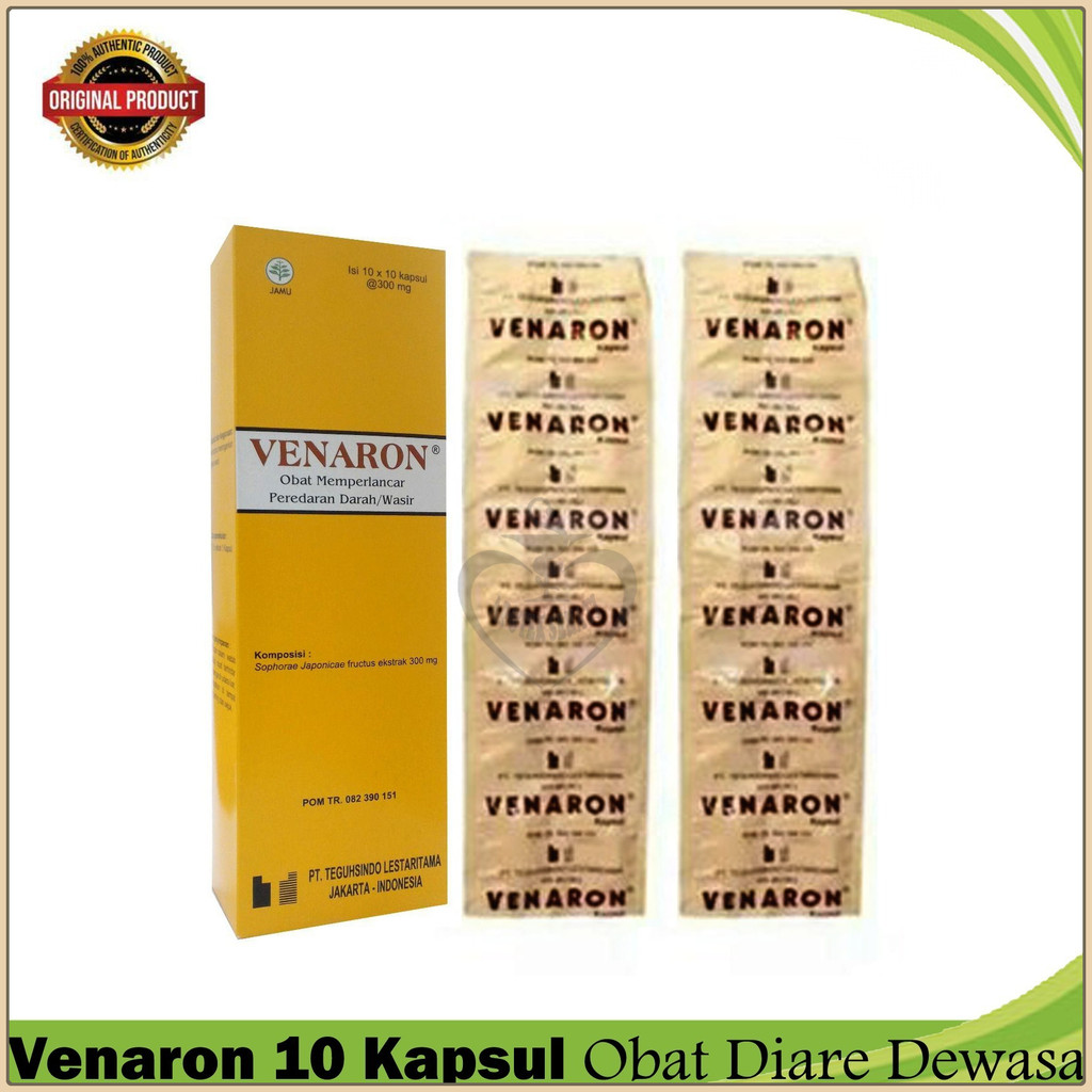 VENARON KAPSUL OBAT WASIR ANTIHEMORROID 10 KAPSUL