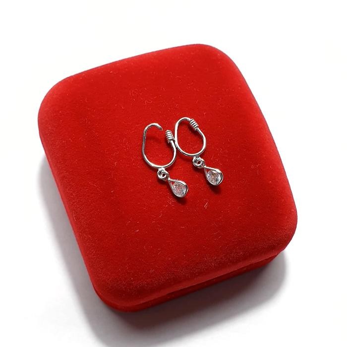 BARU ANTING BAYI ANTING ANAK PERAK SILVER 925 LAPIS EMAS PUTIH