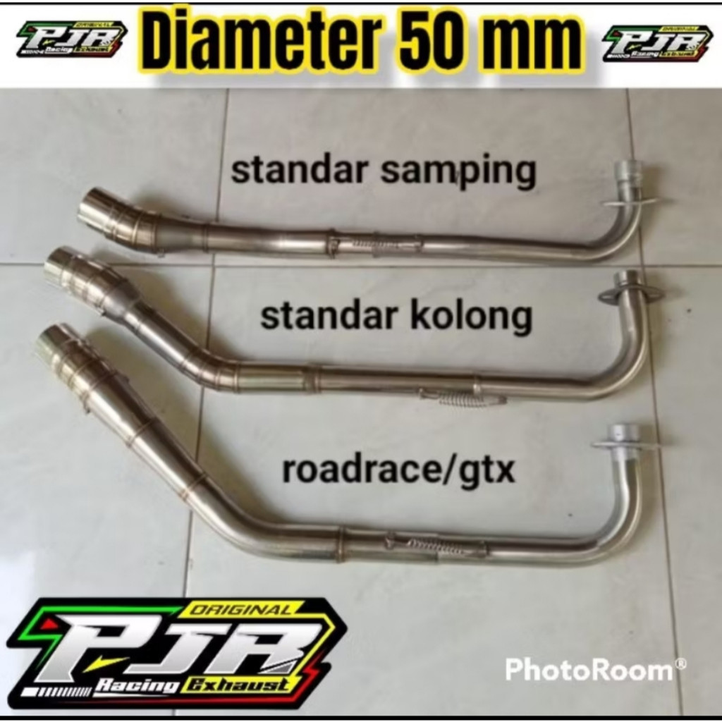 (1kg 2pcs) leher knalpot  mm knalpot racing inlet 50 mm kolong standar gtx blitz r supra x 125 grand