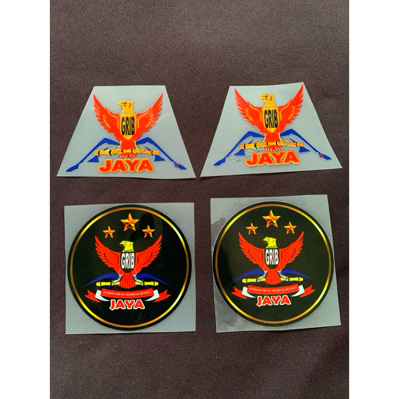 stiker dtf sablon setrika logo grib jaya sablon setrika dtf