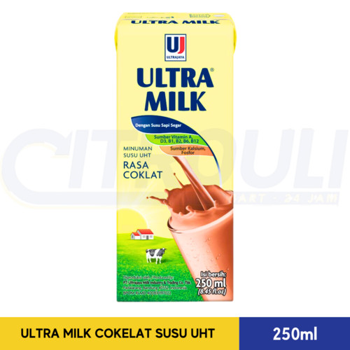 

ULTRA MILK COKELAT SUSU UHT 250ml