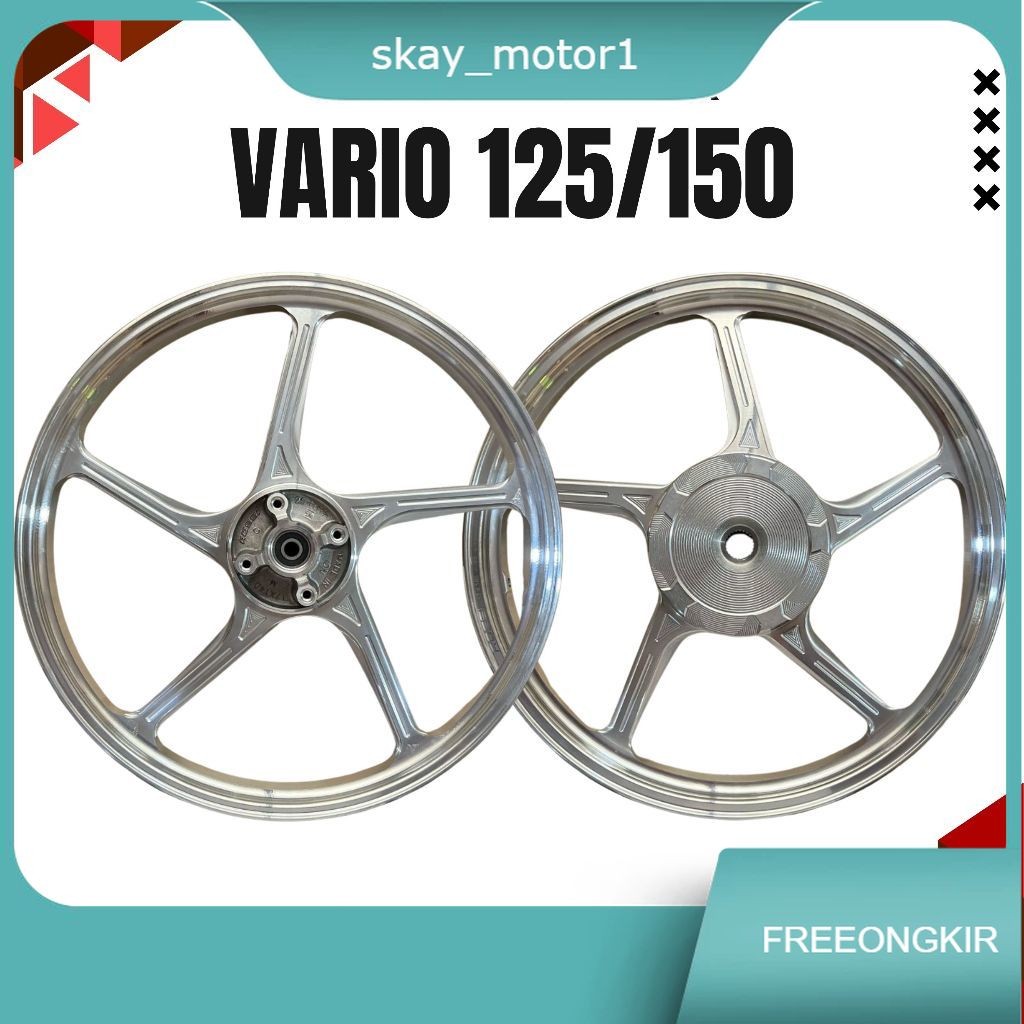VRossi Prime X Velg Palang 5 Model Enkei Vario 110 - Vario 125/150 - 140 / 160 - 17