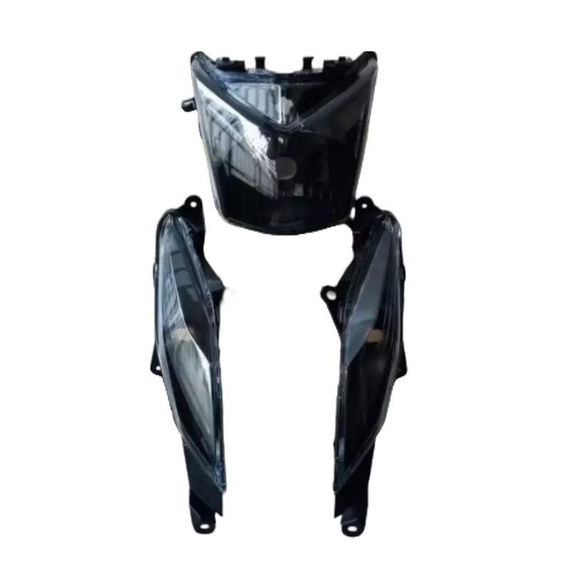 Reflektor lampu depan honda beat fi 2013-2016 custom smoke hitam