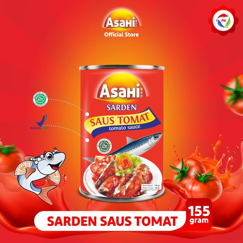 

Unicorn - AsaHi Sarden Saus Tomat 155 gr