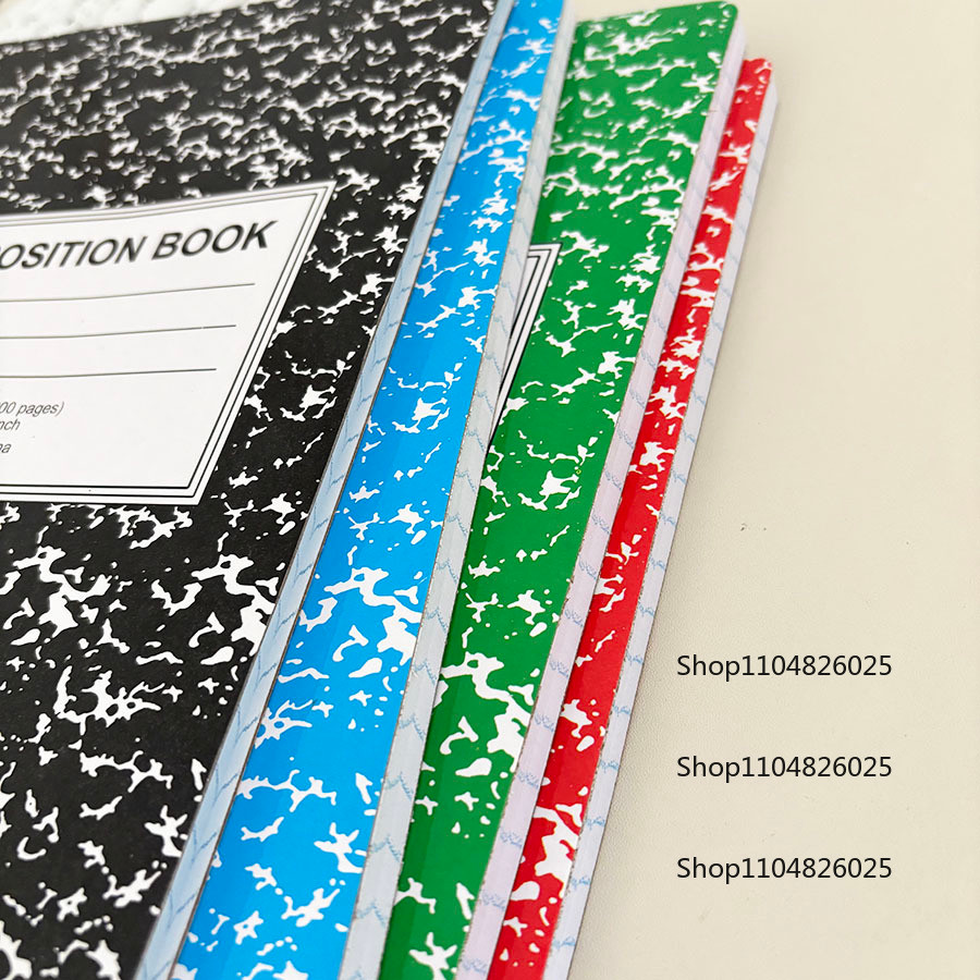 

Sharkbang B5 Composition Book Notebook 100 Sheets 200 Pages Line Dairy Book Students Fashion Book Stationery Best Gift Supplies