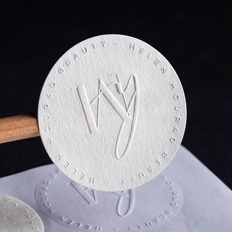

Hot Sale 3D Embossed logo Textured Paper Self For Flower Shop Packing Sticker Wedding Birthday Gift Stickers