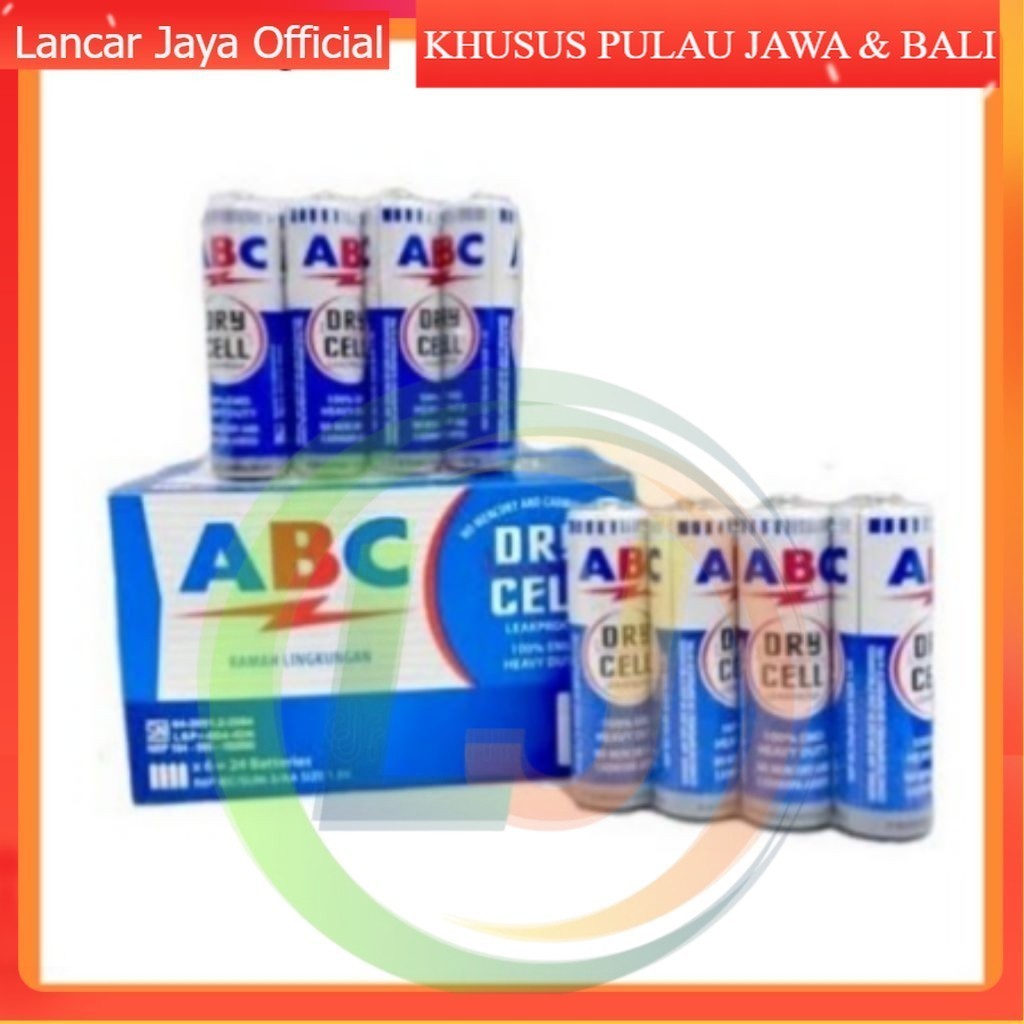 [RETAIL] Batu Baterai ABC AA Isi 24 Pcs | Batre ABC A2 | Baterai ABC Jam 2 lusinan | Batu Jam Isi 24