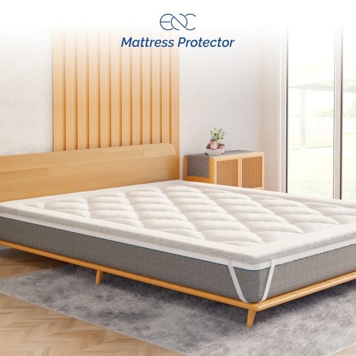 Matras Protector silikon TEBAL 120x200 180x200 pelindung kasur topper - 90x200