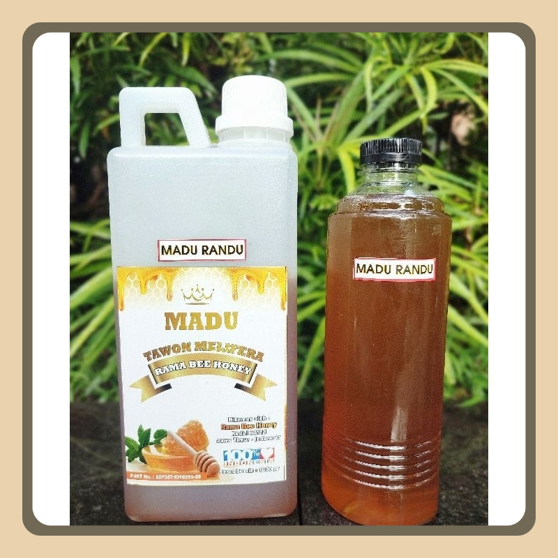 

1 Kg Madu Randu Asli 100 % Grade A Madu Murni Raw Honey Madu Asli